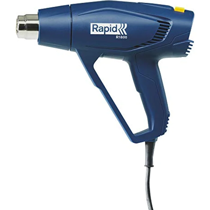 Rapid Heißluftfön R1800 im Koffer inkl. Zubehör, 1800 W Heißluftpistole, 300-550°C, 250-450 l-Min. – Bild 2