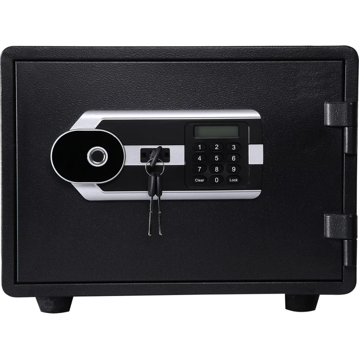 Olympia Olymp Tresor GOsafe 5300FP, freistehender Möbeltresor mit Fingerprint, feuerfest, 12 l, schwarz