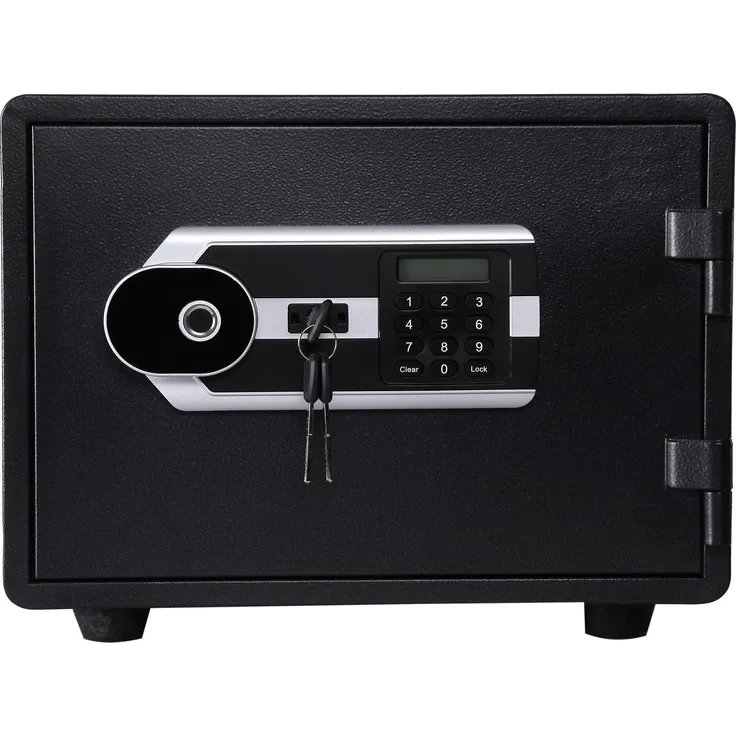 Olympia Olymp Tresor GOsafe 5300FP, freistehender Möbeltresor mit Fingerprint, feuerfest, 12 l, schwarz