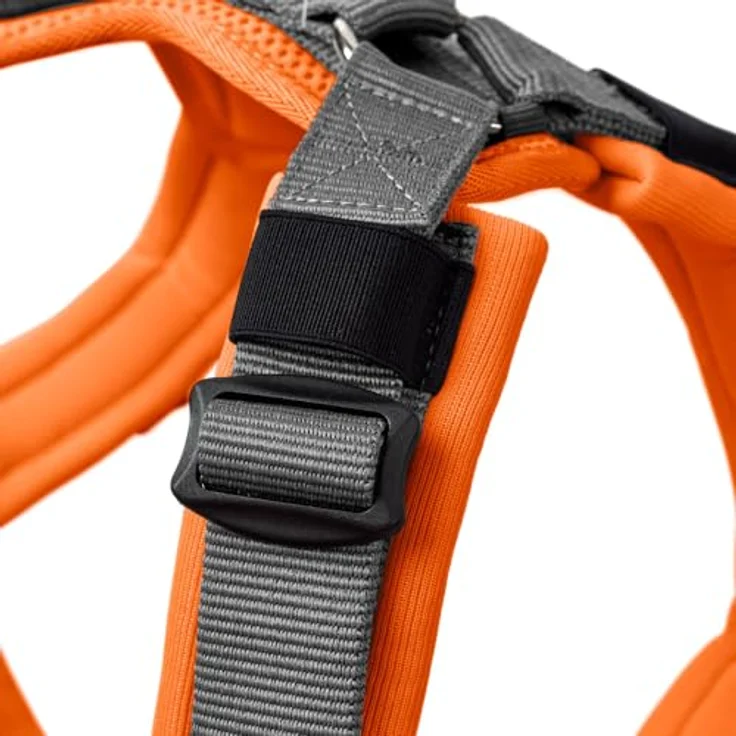 HUNTER Geschirr Maldon Up 4-fach verstellbar, orange/grau, Größe XS-S – Bild 5