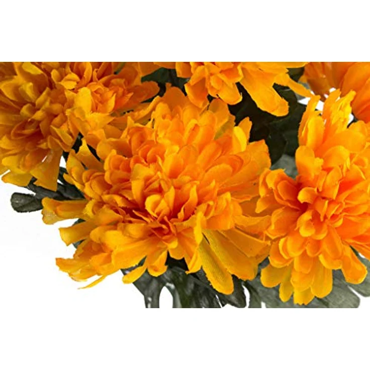 Botanic-Haus Kunstblume Chrysanthemenstrauß, 25 cm hohe künstliche Chrysantheme für Tisch- und Herbstdekoration – Bild 2
