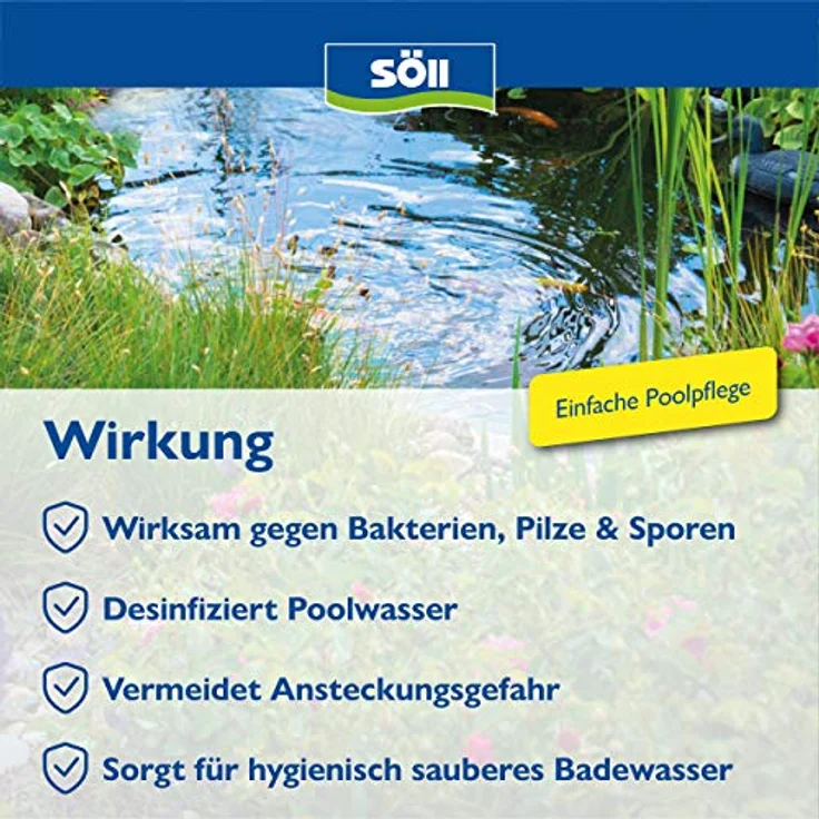 Söll Pool Desinfektion 5 Liter AquaDes für 50 Qbm – Bild 2