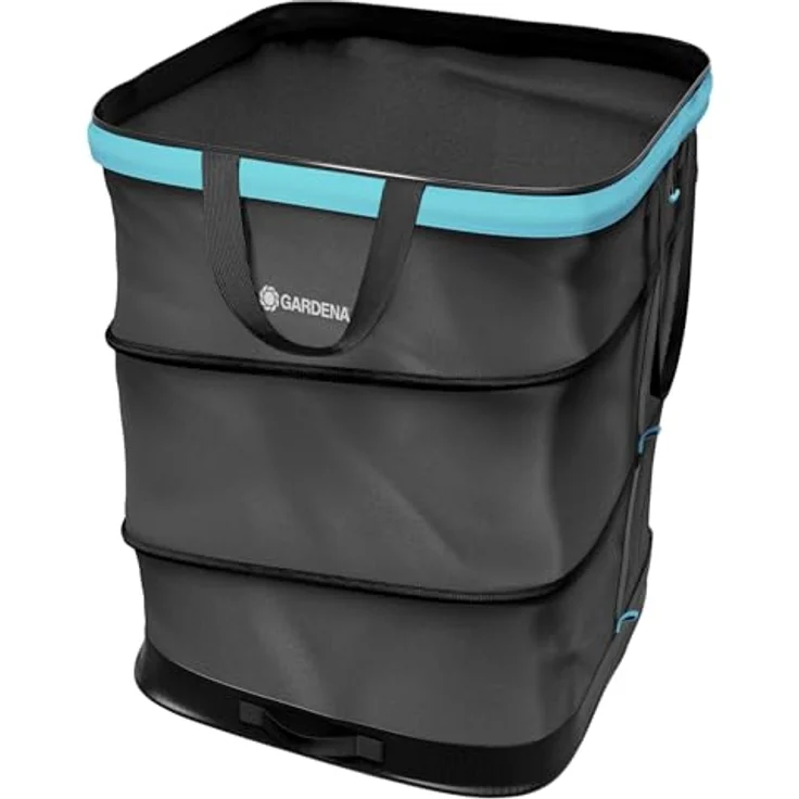 Gardena Gartenabfallsack PopUp Size L: Rechteckiger, nutzerfreundlicher, Faltbarer Abfallsack für den Garten, 220 l Volumen, zum Aufsammeln von Grünabfällen (11716-20) – Bild 1