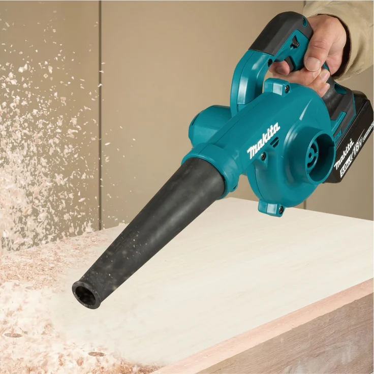 Makita DUB185Z Akku Gebläse Solo 18V Li-Ion Lxt, ohne Akku und Ladegerät, 290 km-h Max. Drehzahl 18000 U-min 18 V 94 dB – Bild 2