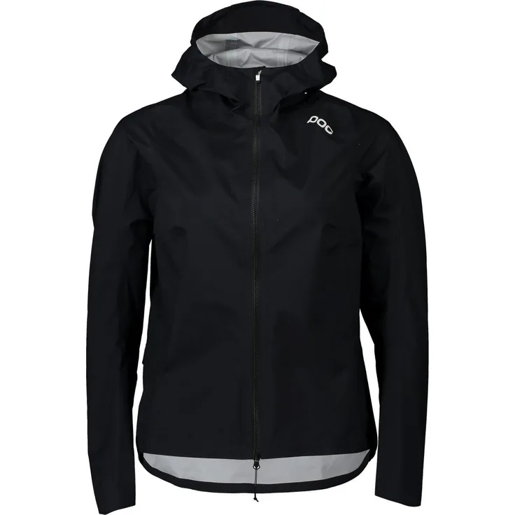 Poc W's Signal All-Weather Jacket, Damen Velojacke, leicht, atmungsaktiv, wasserdicht, schwarz, Größe S