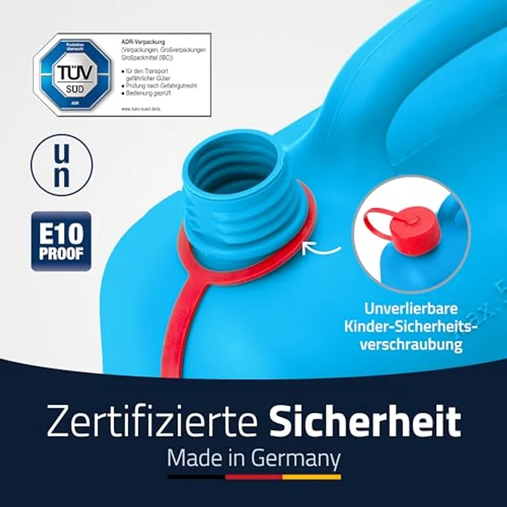 Alutec 811580 Kraftstoffkanister (L x B x H) 247 x 147 x 265mm 5l – Bild 6