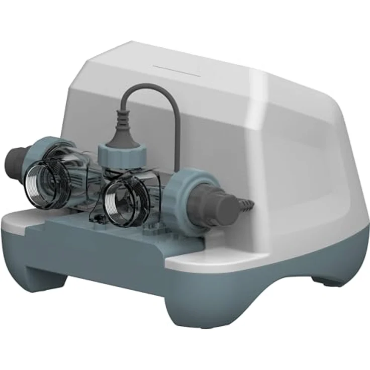 CF Pool-Salzanlage 50iP, Salzelektrolyse für 22000l Pool, 5g/h, IPX5, integrierte Zeitschaltuhr und automatische Reinigung – Bild 3