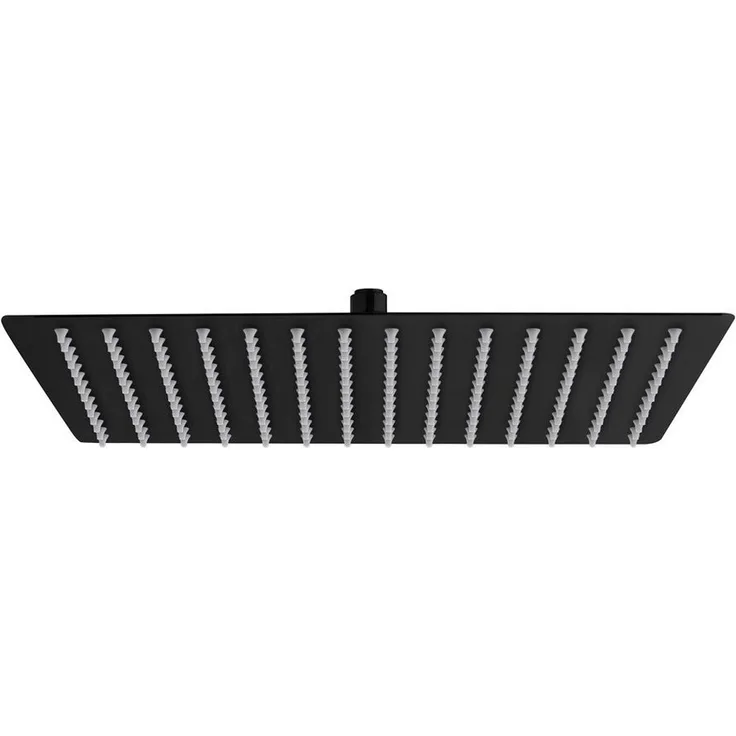 Aloni Kopfbrause SH4000B, Regendusche Quadrat Schwarz matt 40x40 cm