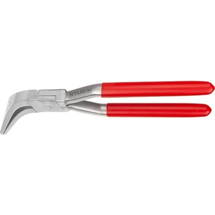 STUBAI Spengler-Falzzange 45° gebogen 60 mm | Aluminium, rostfrei, ergonomisch | Profi-Werkzeug für Dachdecker & Metallbau, 260 mm Länge, 280 g leicht – Bild 1