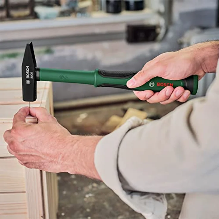 Bosch Home & Garden Easy Werkzeugkoffer, 14-teiliges Set mit Kombizange, Schlosserhammer und Universal-Schraubendreher in praktischer Stofftasche – Bild 3