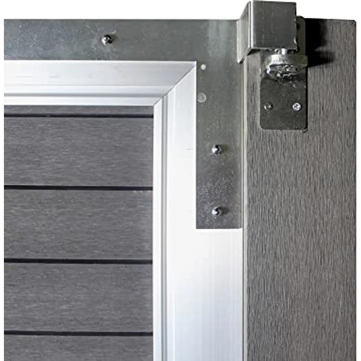 HOME DELUXE - WPC Gartentor - CALLATOR - B x H: 90 x 180 cm, inkl. Zubehör I Gartenpforte Blickschutz Sichtschutzzaun – Bild 4