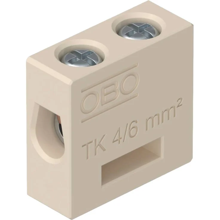 OBO Bettermann TK 04 Keramikklemme flexibel, Hochtemperaturbeständig für FireBox T-Serie, 4-4mm², 5 Stück