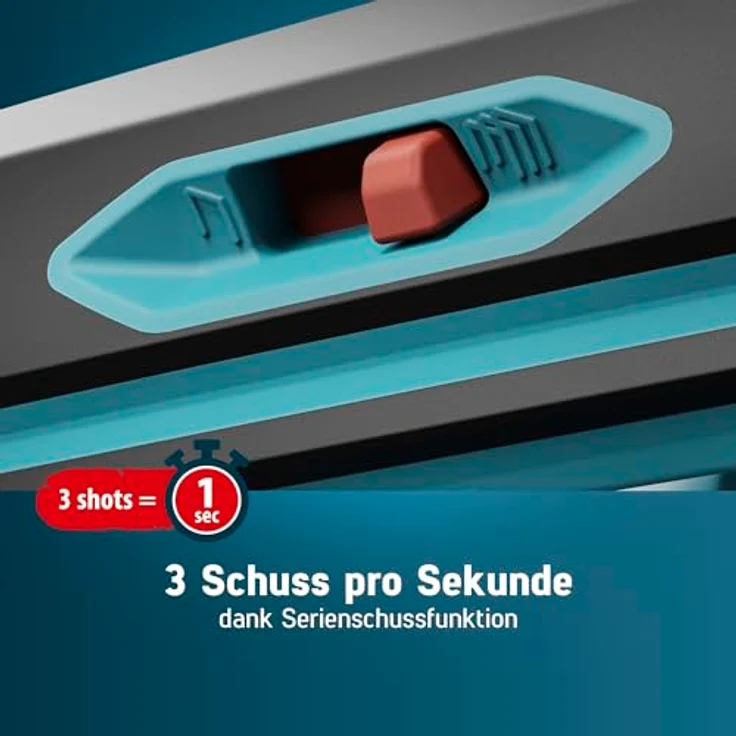 Novus Tools J-550 Akkutacker, kabellos, für Klammern Typ 37/53, Klammernlänge 6-14mm, inkl. Akku, mit Serienschussfunktion – Bild 4