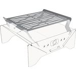 Oxford Grill für kompakte, flache Feuerstellengrill