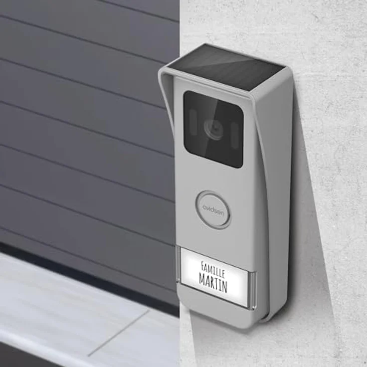 Extel Elia Solar Wave, Video-Türsprechanlage 7 Zoll Touchscreen mit 2 Draht-Technik, grau, inkl. Solarenergie und App-Steuerung – Bild 7