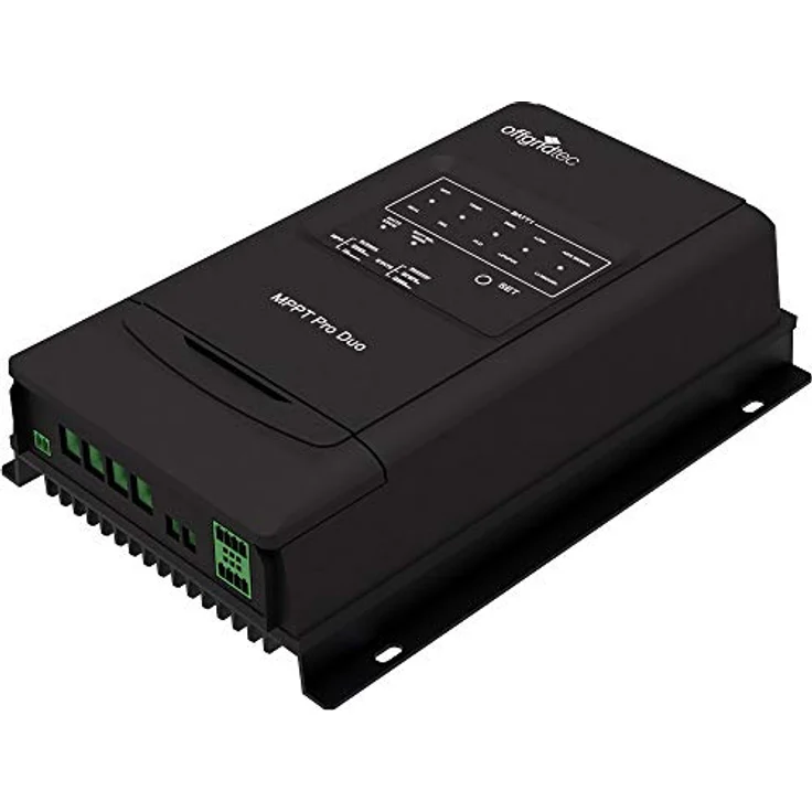 Offgridtec® MPPT Pro Duo Laderegler 30A 12V 24V für zwei Batteriekreisläufe, High-End Solarregler mit AES-Steuersignal, 390W bei 12V, 780W bei 24V, Negativ Erdung, Premium Qualität, Schwarz – Bild 4