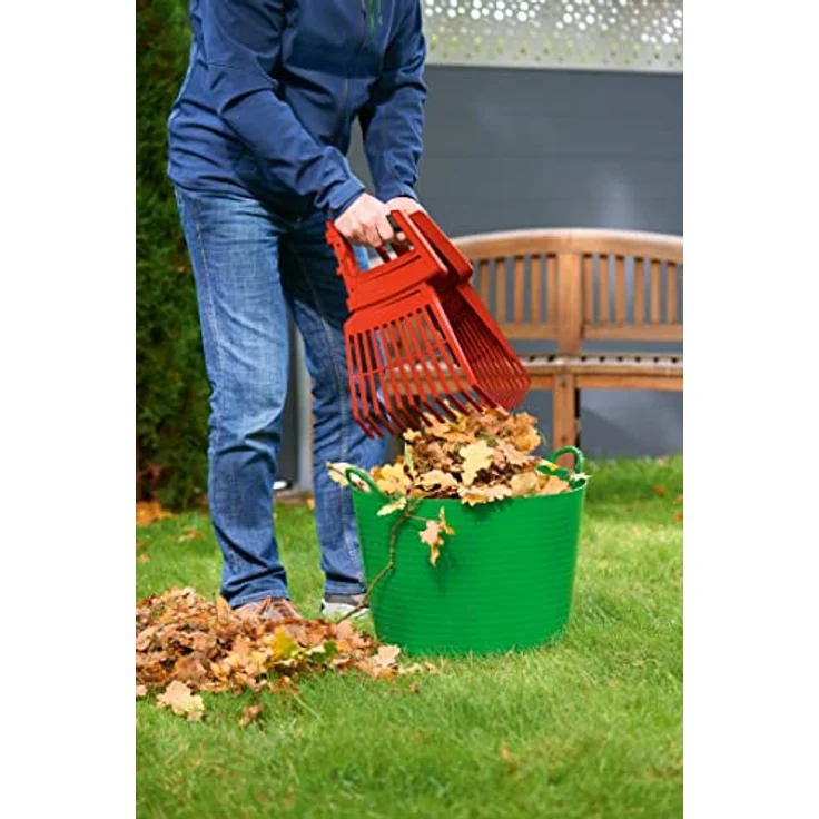 WOLF-Garten 71AAA045650 Laubrechen-4-in-1, Rot, 49x28,5x14 cm – Bild 2