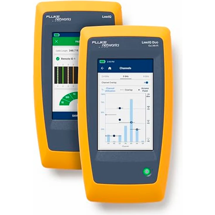Fluke LinkIQ, Multimeter und Netzwerk-Tester für Kabel bis 10G, IPv4/IPv6-Ping, Power-over-Ethernet-Tests, WiFi-Analyse bis 6E – Bild 2