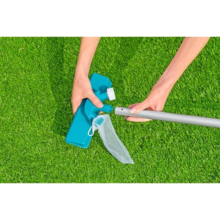 Bestway® Poolpflege Basis-Set, Venturi-Sauger & Kescher für Pools bis 396 cm, umweltfreundlich und langlebig – Bild 9