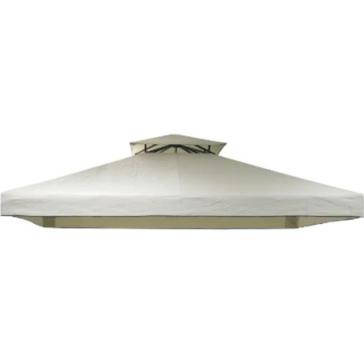 TESTRUT original Ersatzdach für Pavillon Livorno, Ersatz-Dachbezug Farbe beige – Bild 2