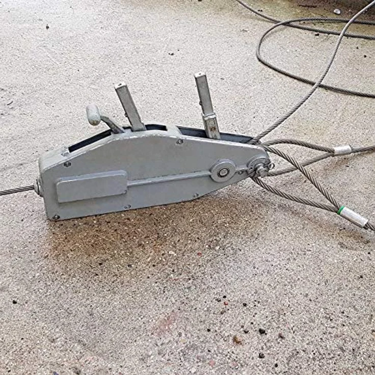 Seilzug bis 3200 kg mit 20 m Seil Ø 16 mm, mit Abscherstift und Lasthaken, zum Ziehen-Spannen-Heben – Bild 6