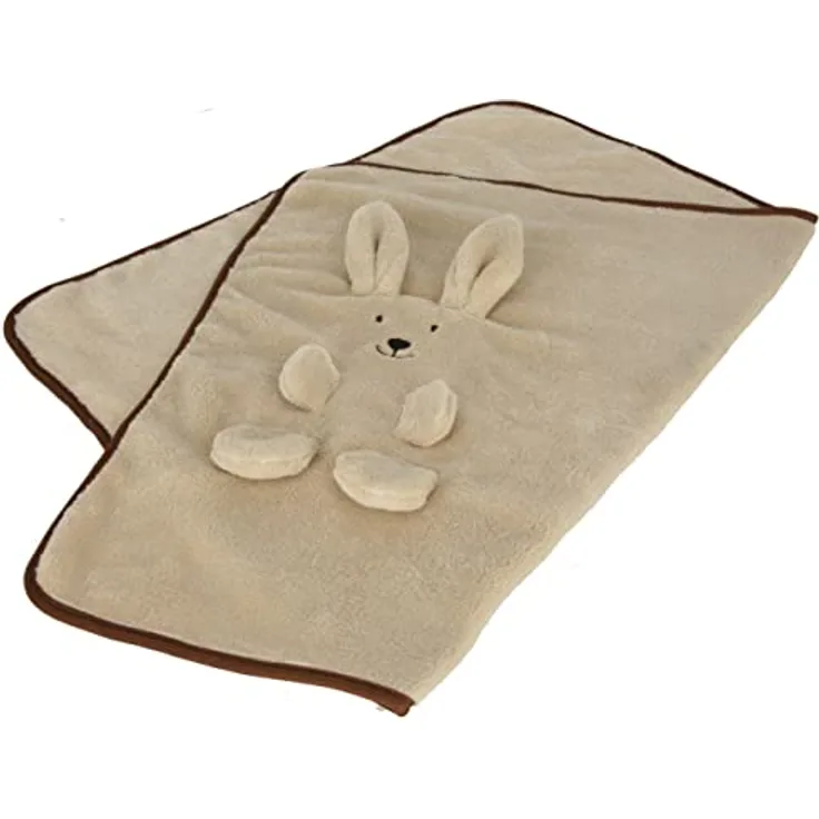 Kerbl Welpendecke Häschen, beige, 72x51cm