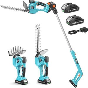 Bild für SEESII 4 in 1 Akku Teleskop Heckenschere