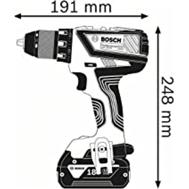 Bosch Professional 18V System Akku Bohrschrauber GSR 18V-28 (2x5,0Ah Akku, in L-Boxx) – Bild 3