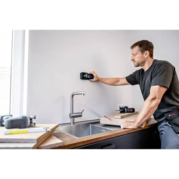 Bosch Professional Leitungsortungsgerät GMS 120-27 mit Tasche, BA 3.7V 1.0Ah A - Wandortungsgerät für Metalle, Stromleitungen und Holzbalken – Bild 5