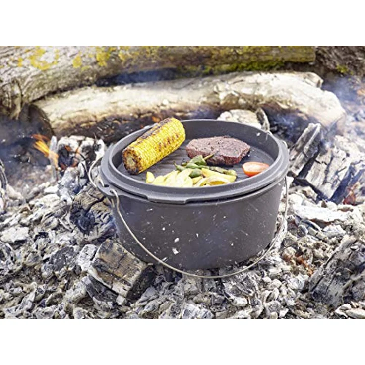 Echtwerk Gusseisen Dutch Oven 8 Liter Feuertopf – Bild 5