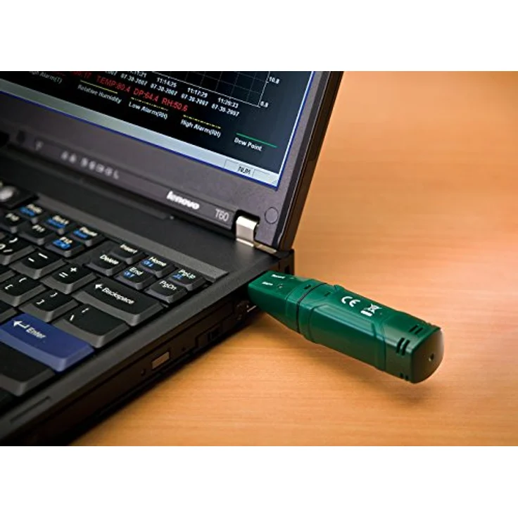 Extech Klimamesser Extech RHT10 Temperatur-Datenlogger, Luftfeuchte-Datenlogger, USB-Schnittstelle, Taupunktanzeige – Bild 3