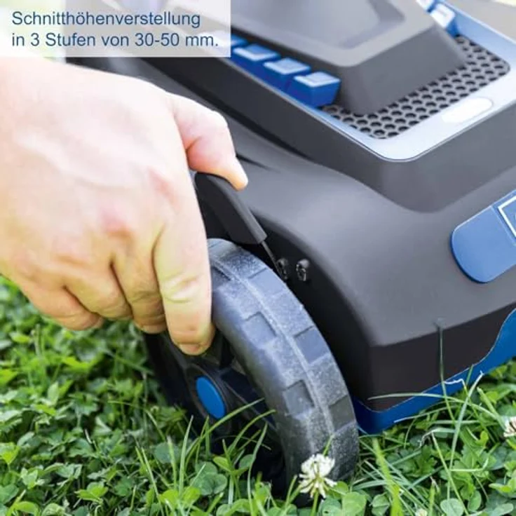 Scheppach BC-MP220-X, Akku-Rasenmäher mit effizienter Schnitttechnik und geringer Lautstärke – Bild 8