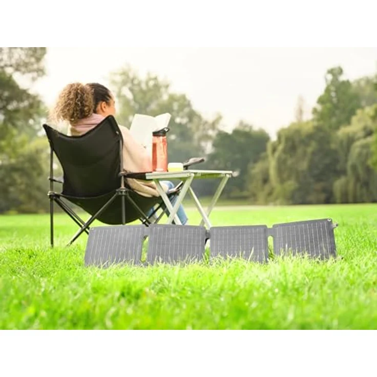 Trust Zuny 40W Solarpanel, tragbares Solarmodul mit integriertem Ständer für mobiles Laden – Bild 10