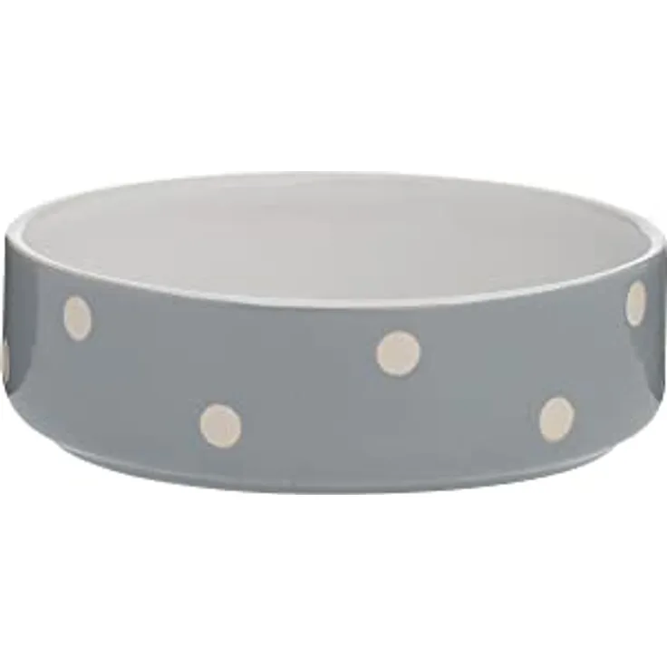 Mason Cash Futternapf, gepunktet, 13 cm, Grau