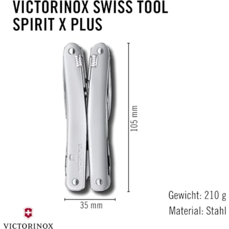 Victorinox SwissTool Spirit X Plus in Leder-Etui (3.0235.L) – Bild 4