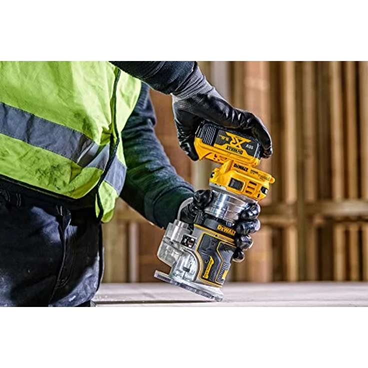 DeWalt DCW 604 P2 Akku Kombifräse 18V 55 mm + 2x Akku 5,0Ah + Ladegerät + TSTAK – Bild 7