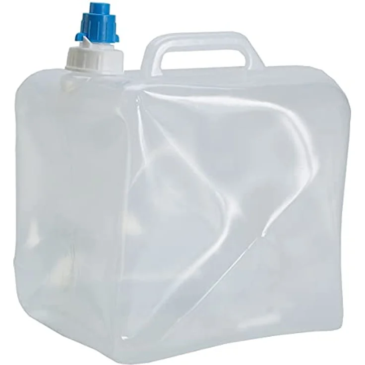 Outdoor International 15L Faltkanister für Trinkwasser, faltbar mit Handgriff und Absperrhahn, ideal für Camping und Reisen – Bild 2