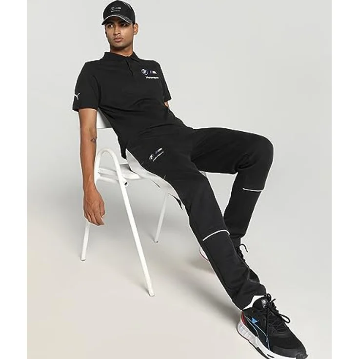PUMA Poloshirt BMW M Motorsport Poloshirt Herren, innovativer Look, Schwarz – Bild 5
