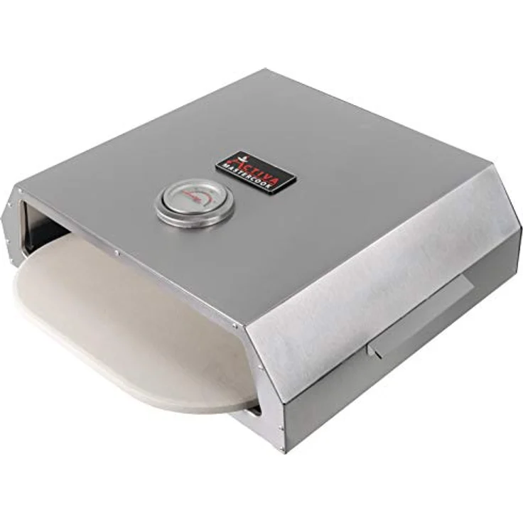 ACTIVA Pizzaofen Pizza Box Edelstahl Pizzaaufsatz ca. 44.5 x 13 x 35.5 cm BBQ – Bild 4