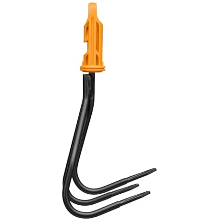 Fiskars OneClick Grubber 1080684, 130 mm QuikFit™ mit drei Zinken aus Karbonstahl für optimale Bodenvorbereitung – Bild 8