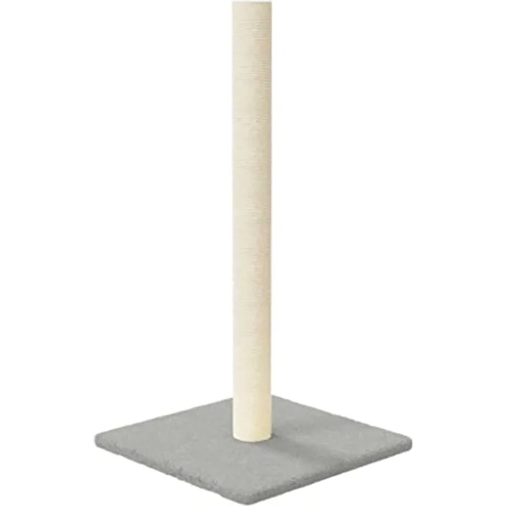 Bussandri Exclusive - Kratzsäule Hellgrau 35x35x70 cm