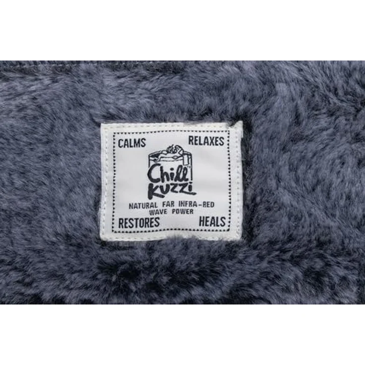 Beeztees Nano Plaid Chill Kuzzi, Hundedecke mit Ferninfrarot-Wellenenergie, Grau, 102 x 127 cm – Bild 4
