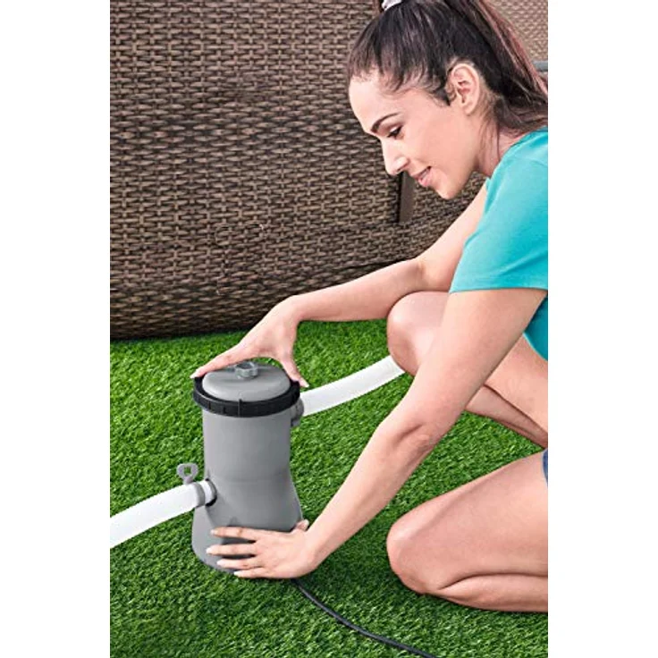 Bestway Flowclear Poolpumpen, grau – Bild 2