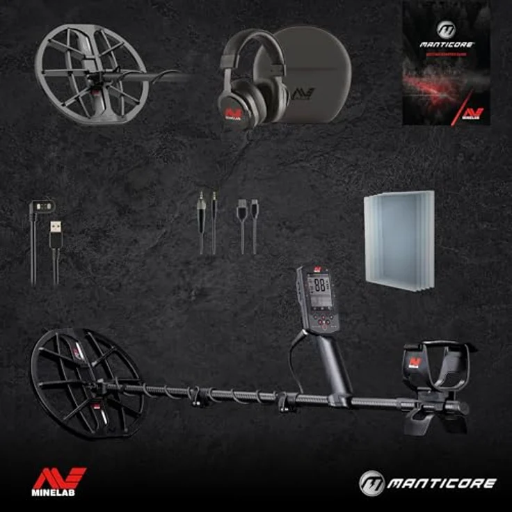 Minelab Metalldetektor Manticore, Multifrequenz, 2D Anzeige, Profi Detektor – Bild 6
