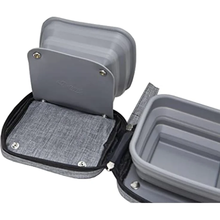 Portabowl – Faltbare 2-in-1-Hundenäpfe – hochwertige Reise-Hundenäpfe mit Reiseetui – leicht und kompakt – 100 % lebensmittelechtes Silikon, BPA-frei. Für kleine und große Hunde – Bild 3