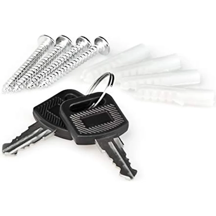 Design Briefkasten Metall Silber 26,5 x 35 x 8,5 cm – Bild 4