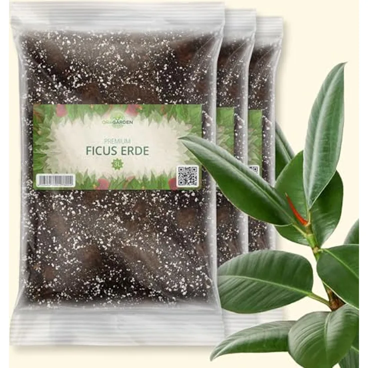 OraGarden Ficus Erde Blumenerde für Avocado, Drachenbaum, Palme Premium Qualität (9L)