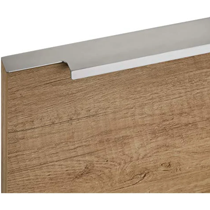 SO-TECH Möbelgriff BLANKETT Slim, 295 mm, Aluminium, chrom matt, rückseitige Verschraubung, 2er Set – Bild 5