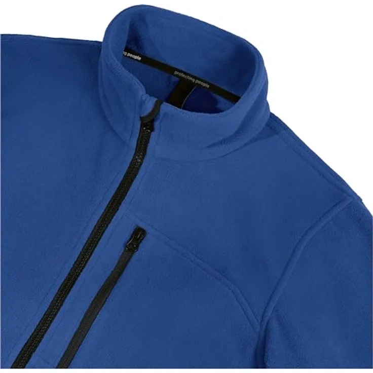 Uvex Sports, Arbeitsjacke uvex suXXeed craft, Fleecejacke aus wärmendem Microfleece, blau ultramarin, 4XL – Bild 4