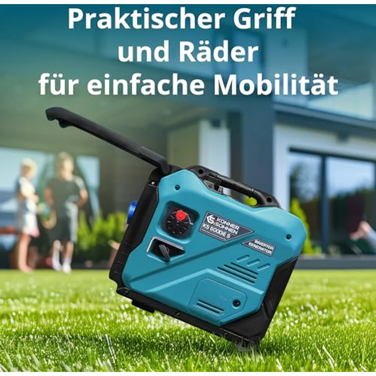 Könner & Söhnen KS 6000iE S Inverter Stromerzeuger Generator NotStromaggregat 5500 Watt, mit LED-Anzeige 6-in-1, ECO-Modu – Bild 6